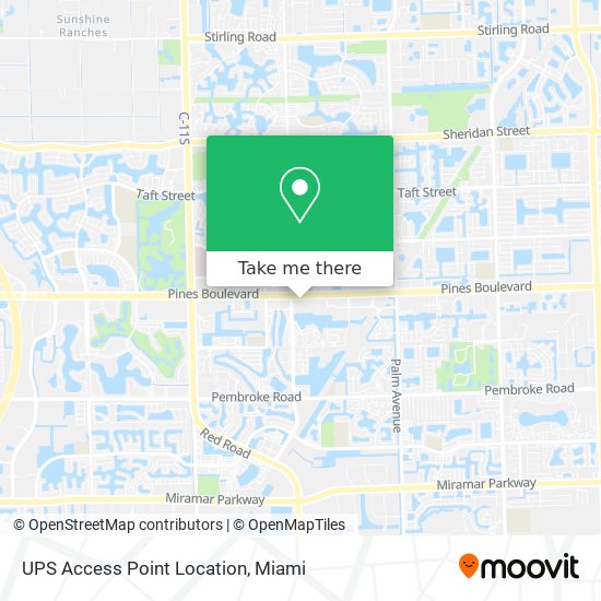 Mapa de UPS Access Point Location