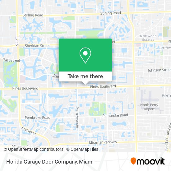 Florida Garage Door Company map