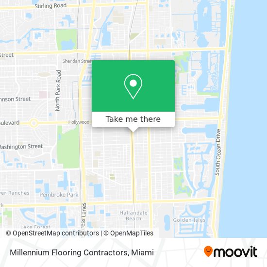 Millennium Flooring Contractors map