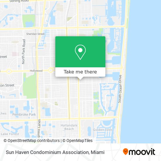 Mapa de Sun Haven Condominium Association