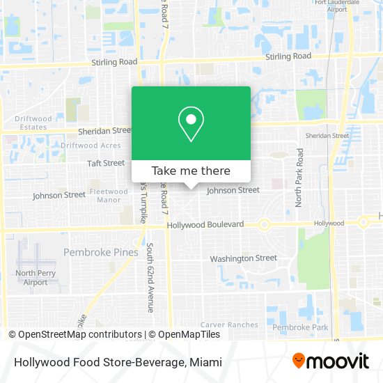 Hollywood Food Store-Beverage map