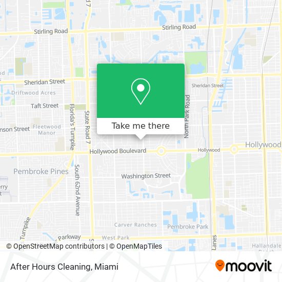 Mapa de After Hours Cleaning