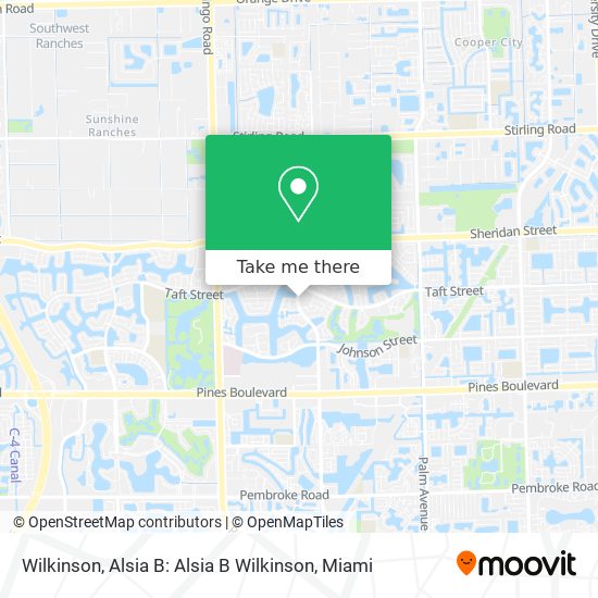 Wilkinson, Alsia B: Alsia B Wilkinson map