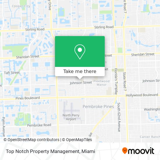Top Notch Property Management map