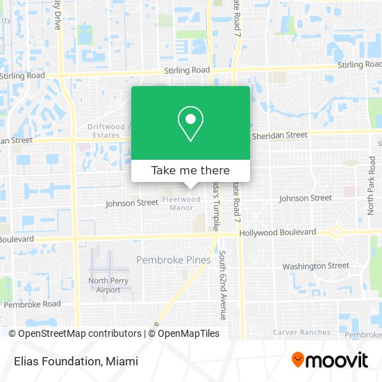 Elias Foundation map