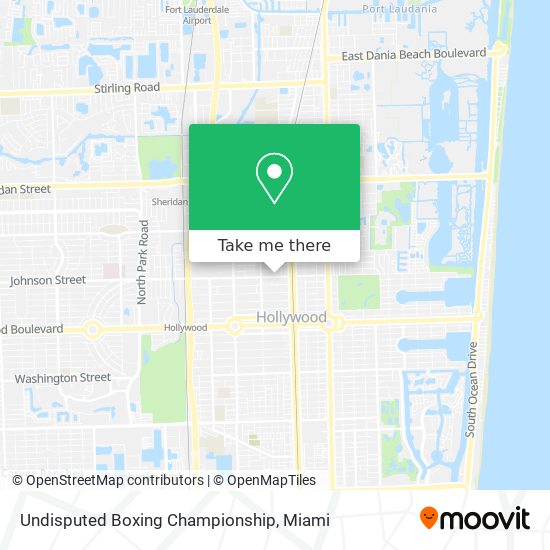 Mapa de Undisputed Boxing Championship