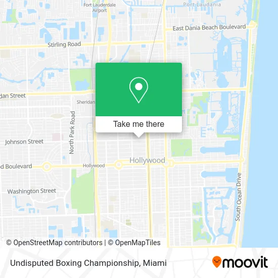 Undisputed Boxing Championship map