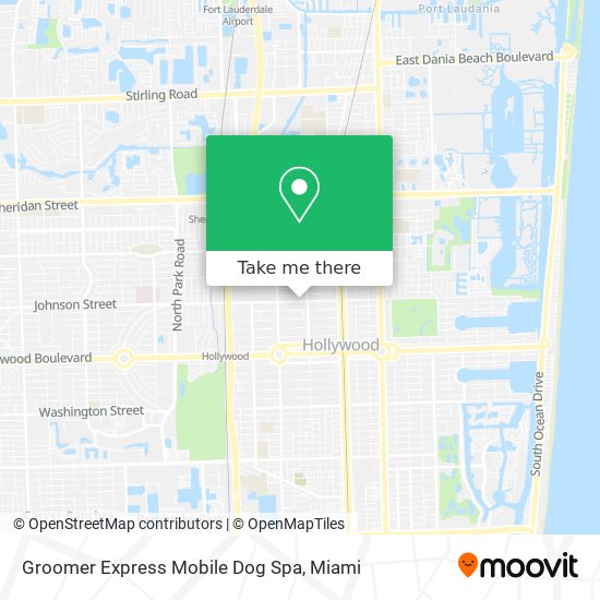 Groomer Express Mobile Dog Spa map