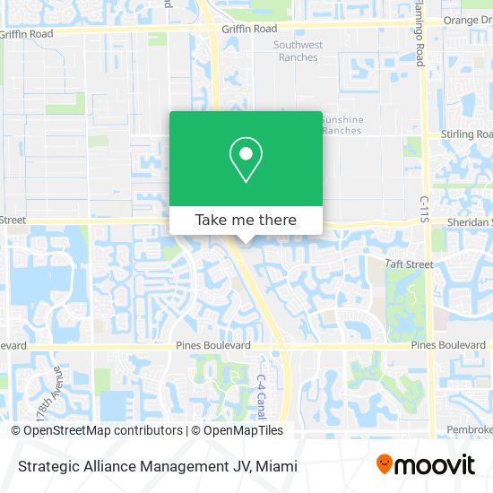 Strategic Alliance Management JV map