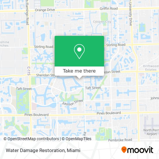 Mapa de Water Damage Restoration