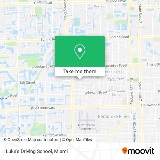 Luke's Driving School map