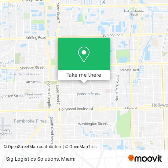 Sig Logistics Solutions map