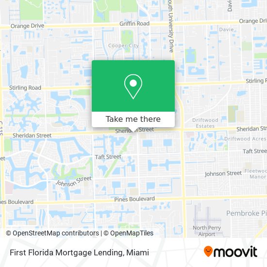 First Florida Mortgage Lending map