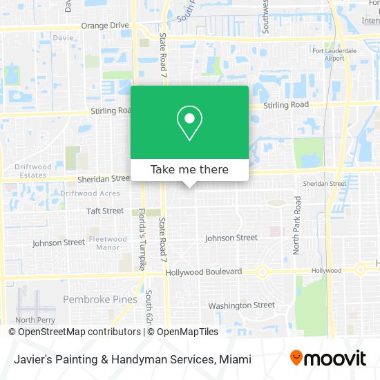 Mapa de Javier's Painting & Handyman Services