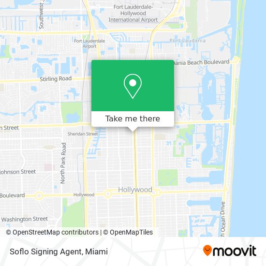 Mapa de Soflo Signing Agent