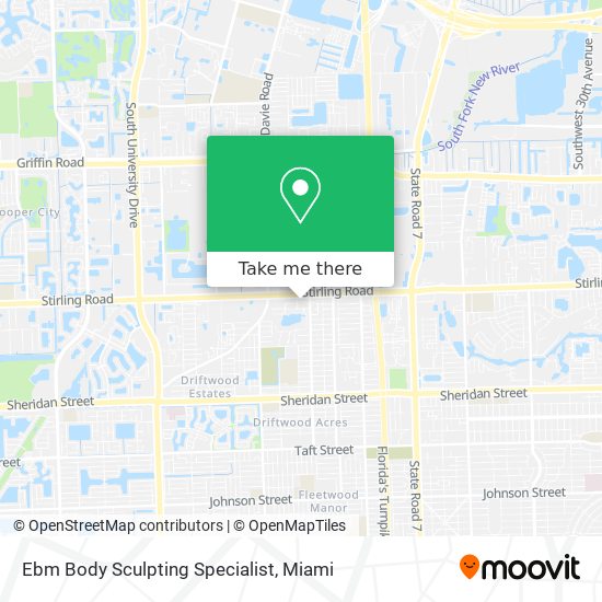 Mapa de Ebm Body Sculpting Specialist