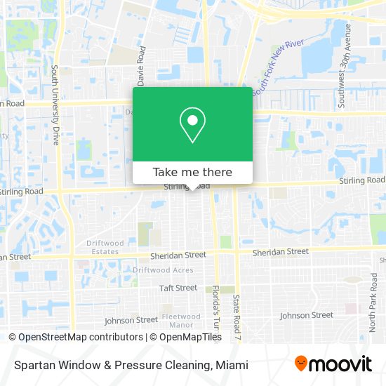 Mapa de Spartan Window & Pressure Cleaning