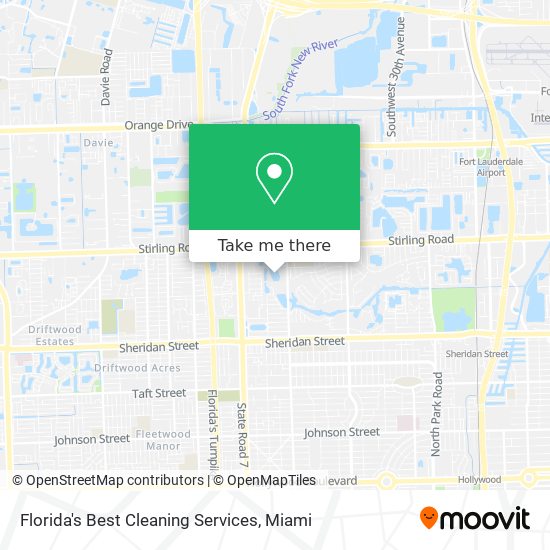 Florida's Best Cleaning Services map