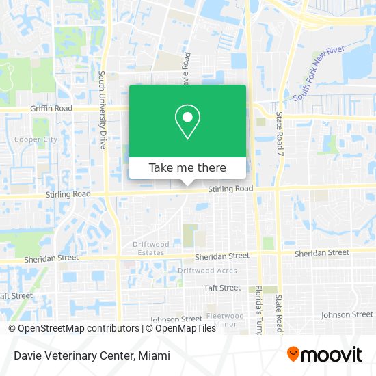 Mapa de Davie Veterinary Center