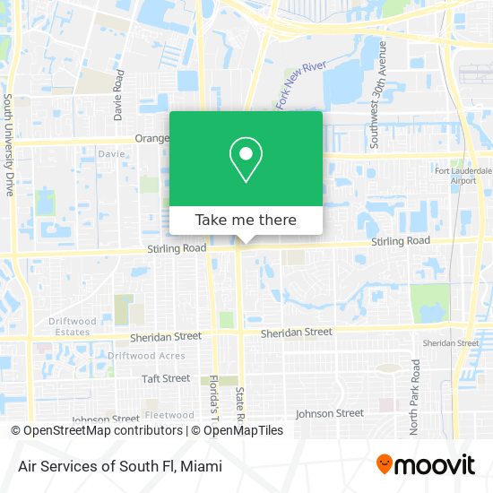 Air Services of South Fl map