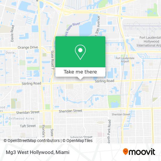 Mapa de Mg3 West Hollywood