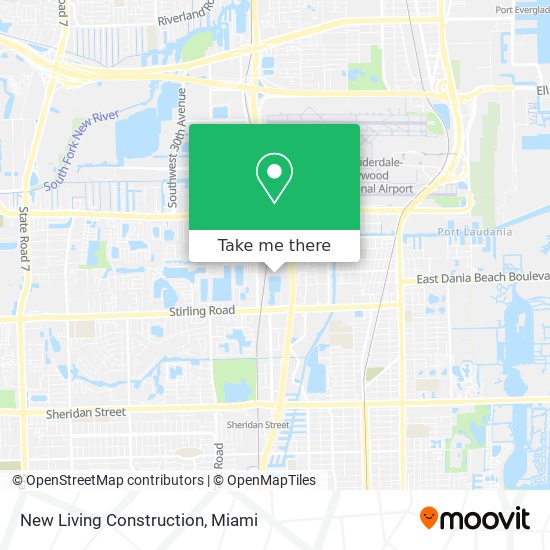 New Living Construction map