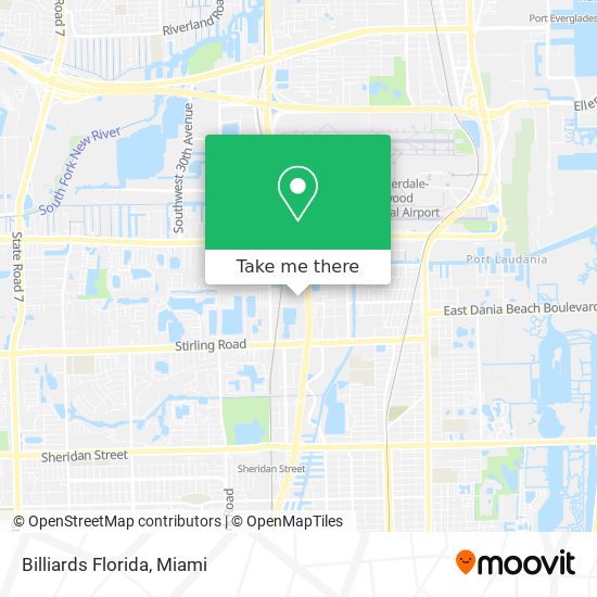 Mapa de Billiards Florida