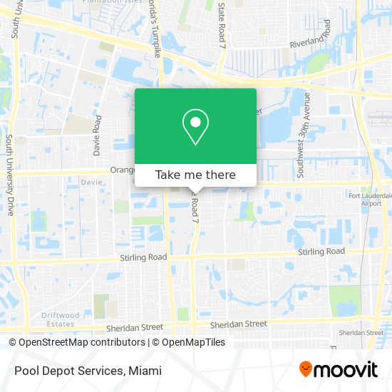 Pool Depot Services map