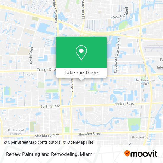 Renew Painting and Remodeling map