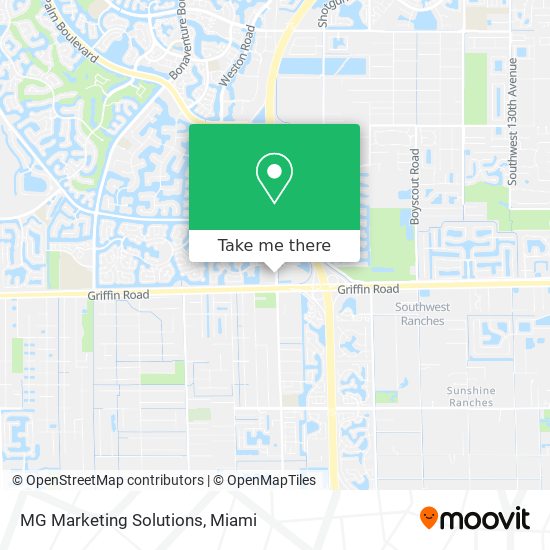 MG Marketing Solutions map