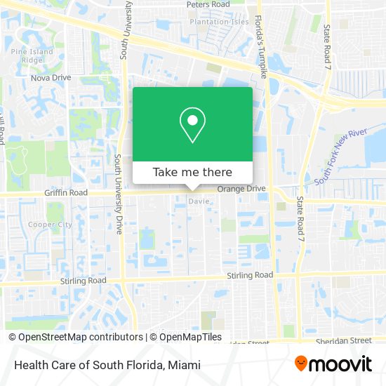 Mapa de Health Care of South Florida
