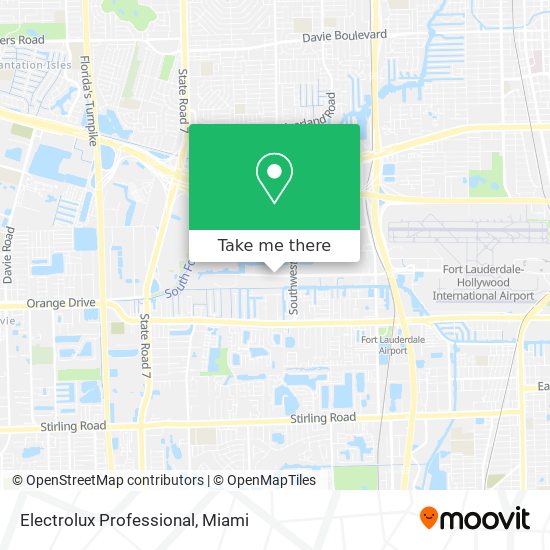 Electrolux Professional map