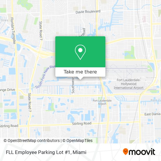 FLL Employee Parking Lot #1 map