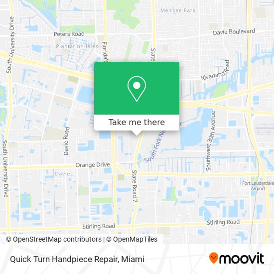 Mapa de Quick Turn Handpiece Repair