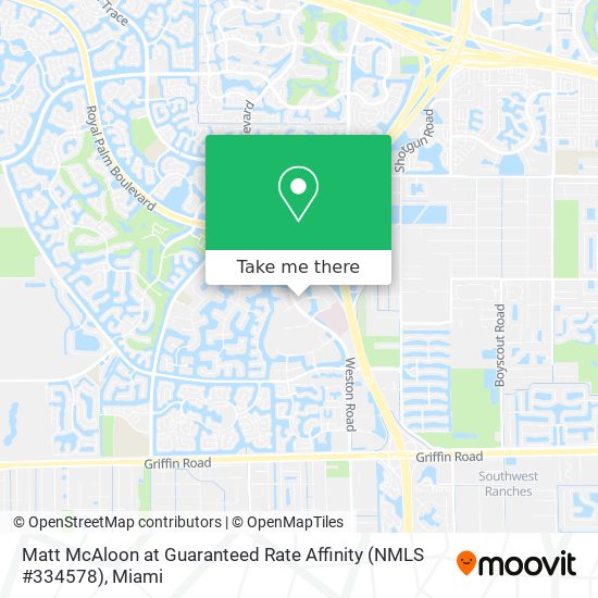 Matt McAloon at Guaranteed Rate Affinity (NMLS #334578) map