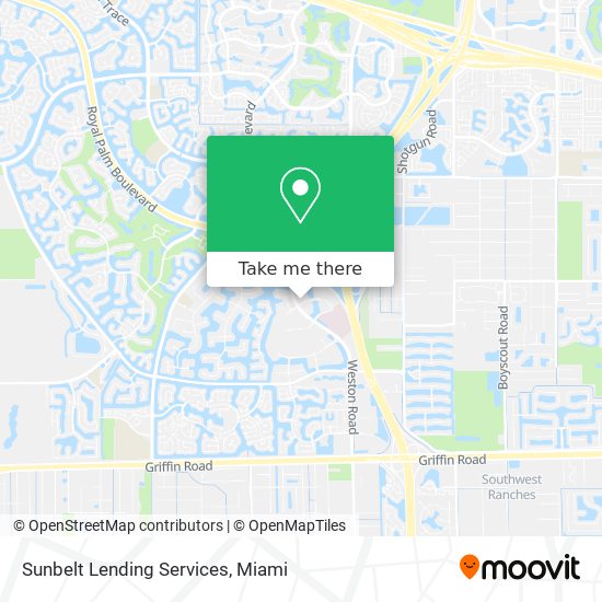 Sunbelt Lending Services map