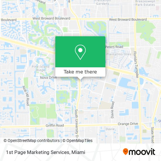 1st Page Marketing Services map