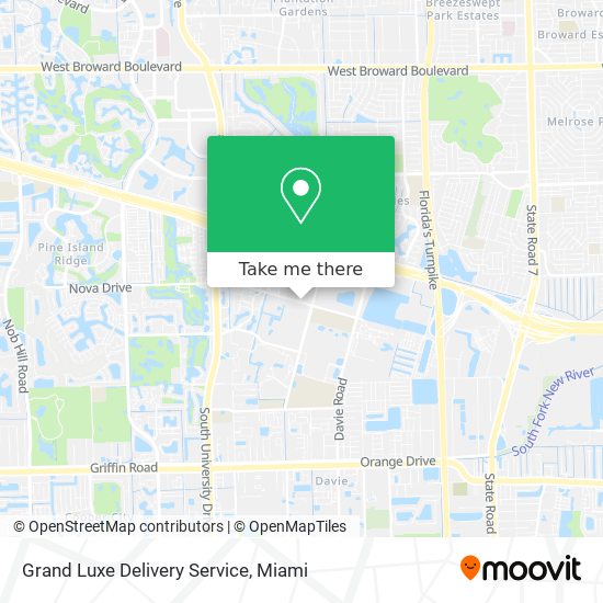 Mapa de Grand Luxe Delivery Service