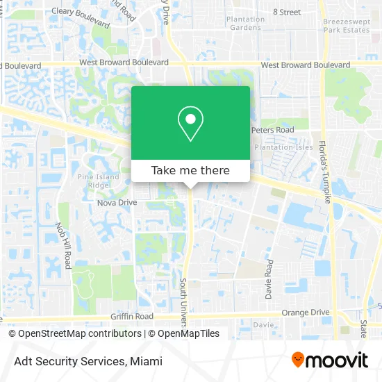 Adt Security Services map