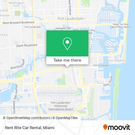 Rent Rite Car Rental map