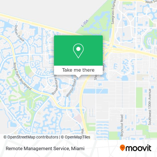 Remote Management Service map