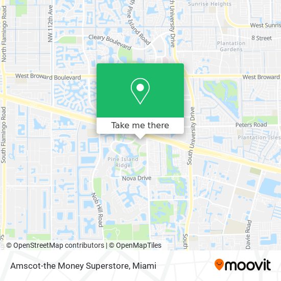 Amscot-the Money Superstore map