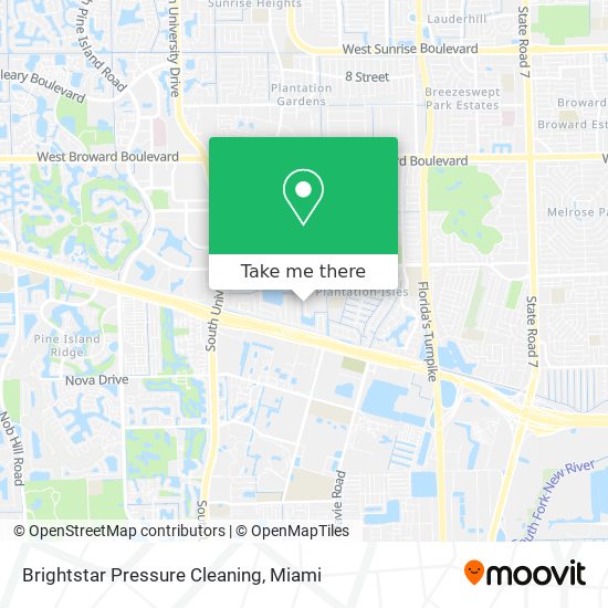 Mapa de Brightstar Pressure Cleaning