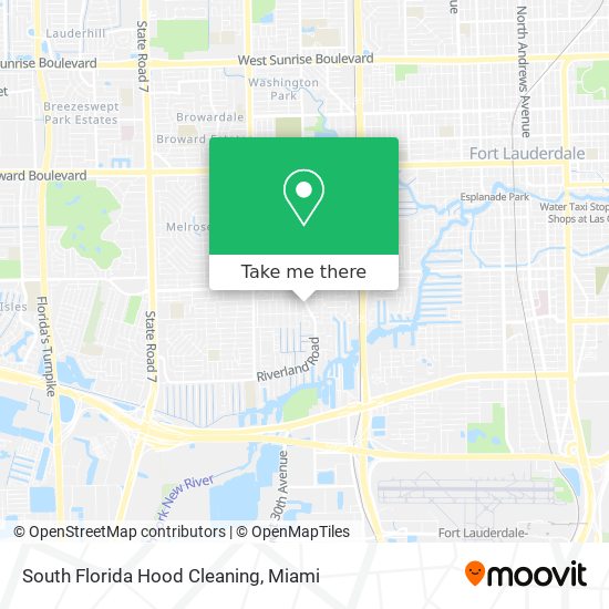 Mapa de South Florida Hood Cleaning
