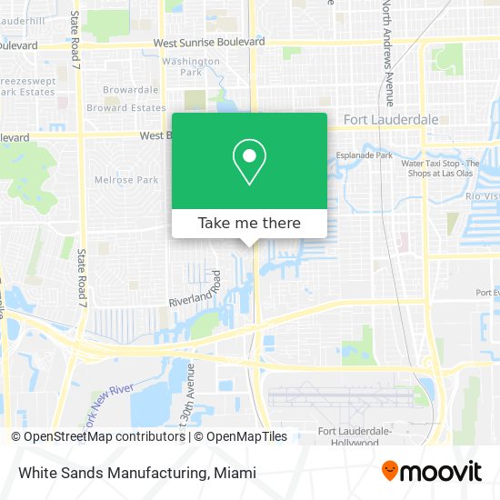 Mapa de White Sands Manufacturing