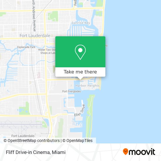 Fliff Drive-in Cinema map