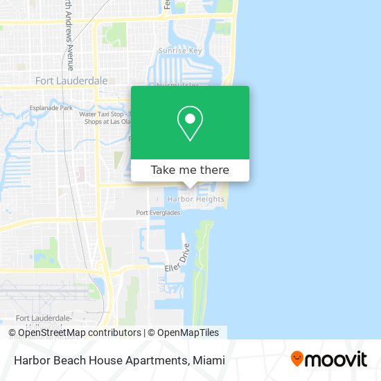 Harbor Beach House Apartments map