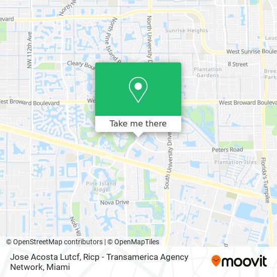 Jose Acosta Lutcf, Ricp - Transamerica Agency Network map