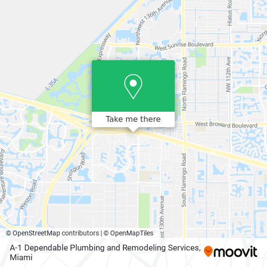 A-1 Dependable Plumbing and Remodeling Services map