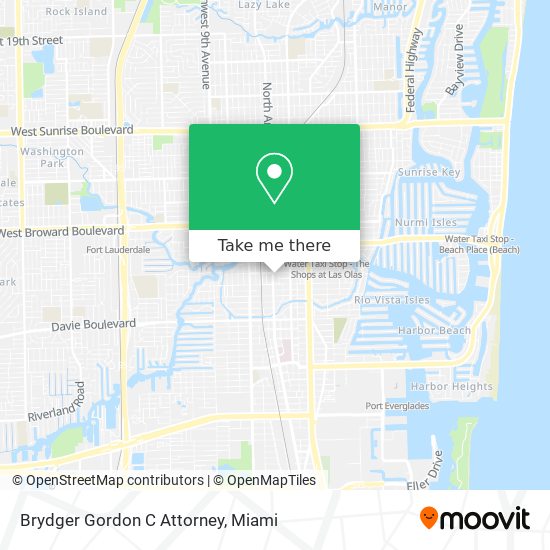 Brydger Gordon C Attorney map